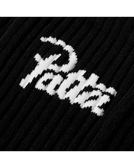 PATTA Black Sport Sock for men