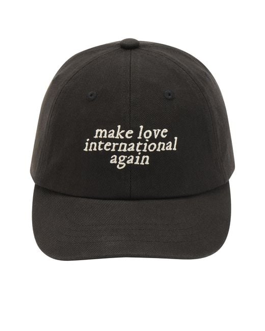 ACMH by Magic Castles Black X Make Love International Again Cap for men