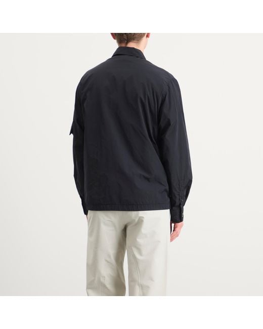 C P Company Black Chrome-R Overshirt for men