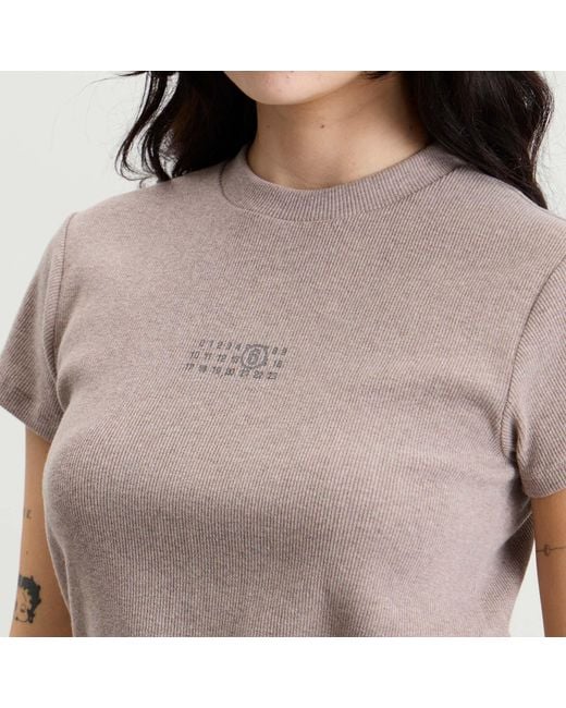 Maison Margiela Purple Mm6 Baby T-Shirt