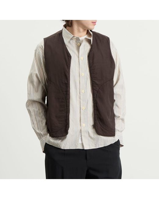 RANRA Brown Mill Viscose Cotton Vest for men