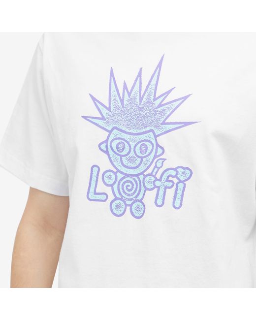 LO-FI White Troll T-Shirt for men