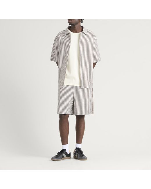 Adidas Gray Resort Button Down Shirt for men