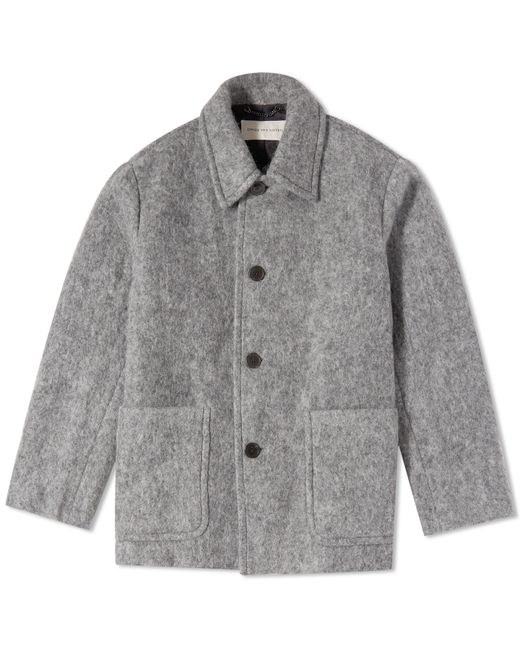 Dries Van Noten Gray Ronnor Wool Jacket for men