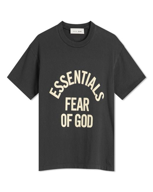 Fear Of God Black Campus Classic Short Sleeve T-Shirt