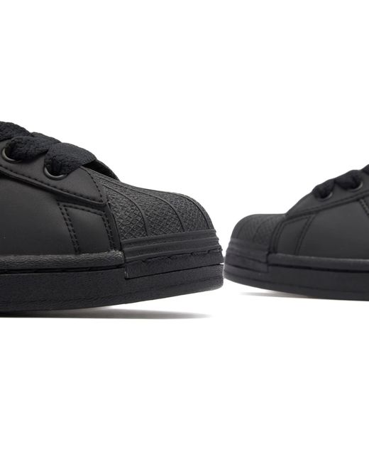 Adidas Black Superstar Sneakers for men