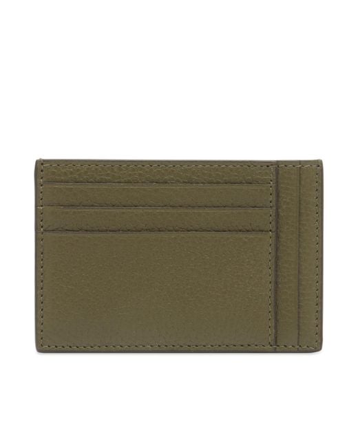 Gucci Green Gg Jumbo Leather Int 866 Card Case for men