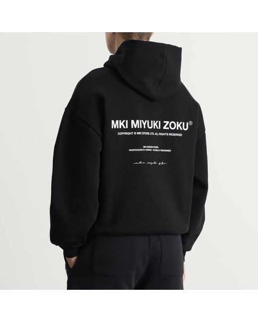 MKI Miyuki-Zoku Black Design Studio Hoodie for men