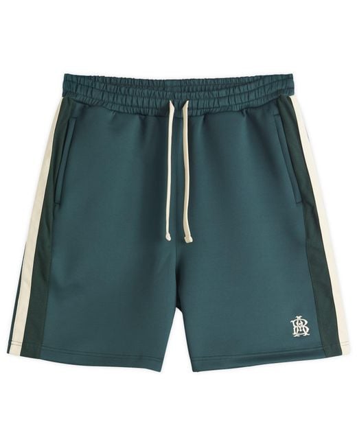 About Blank Green Monogram Track Short for men