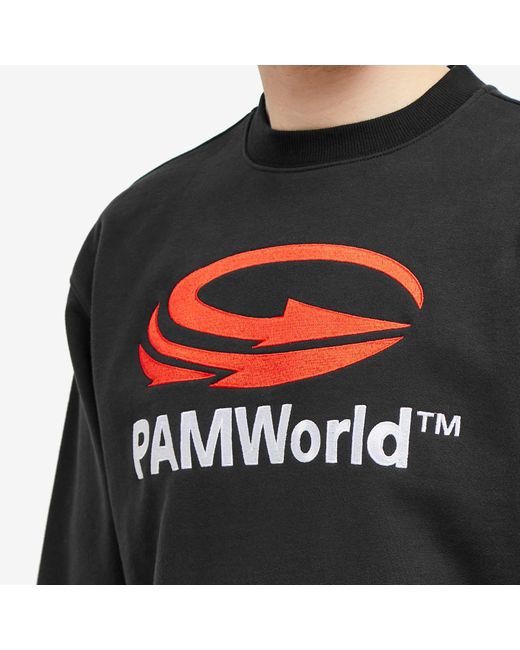 Pam Black Logo 2.0 Sweatshirt for men