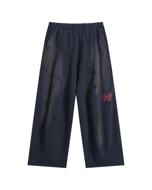 Needles Blue Deconstructed H.D. Sweat Pants