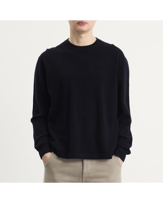 NN07 Black Sammy Crew Neck Jumper for men