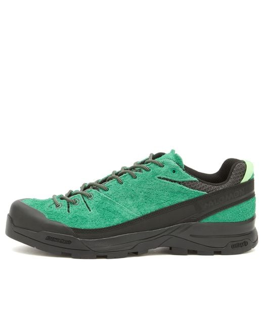 Salomon Green X-Alp Suede Sneaker for men