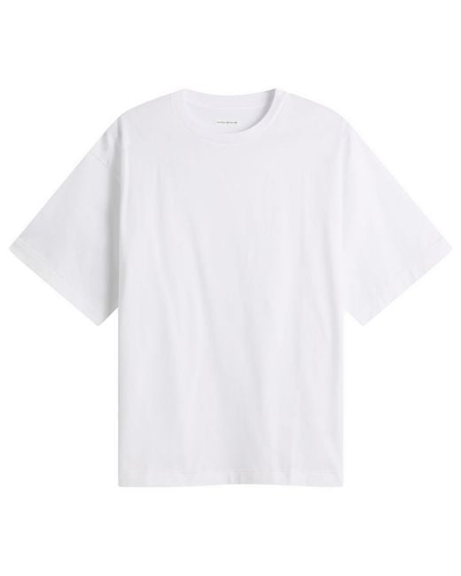 Kaptain Sunshine White Suvin Cotton Short Sleeve T-Shirt for men