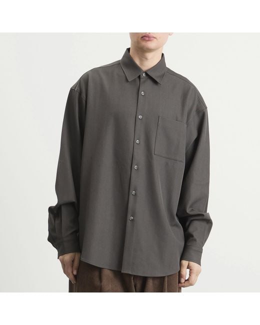 Merely Made Gray Lazy Overshirt for men