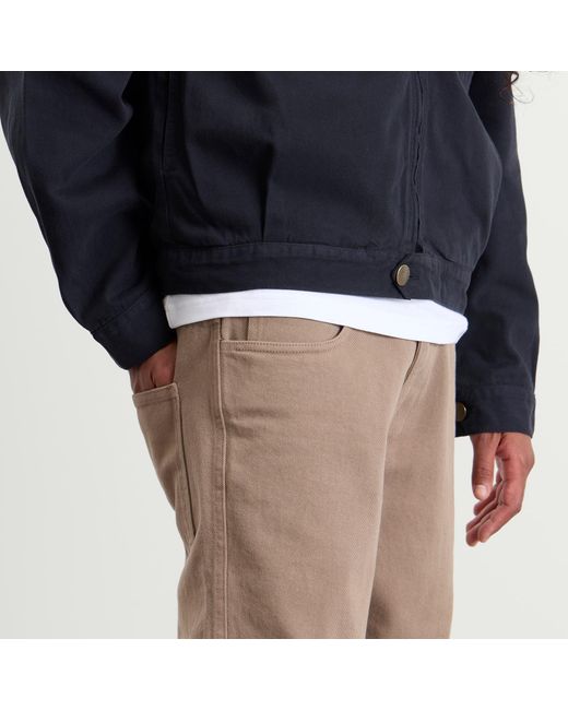 Palmes Brown Coarse Trousers for men