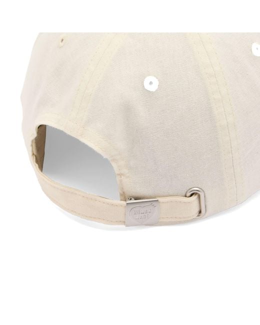 Human Made Natural 6 Panel Heart Linen Cap for men
