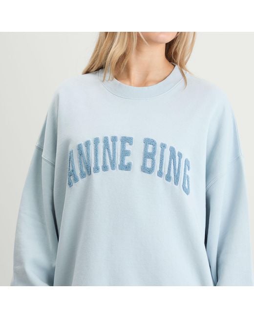 Anine Bing Blue Miles Sweatshirt