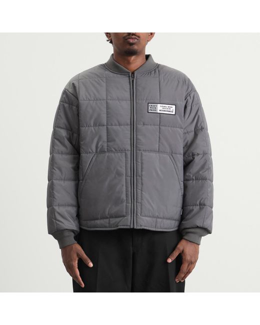 Neighborhood Gray Reversible Padded Jacket for men