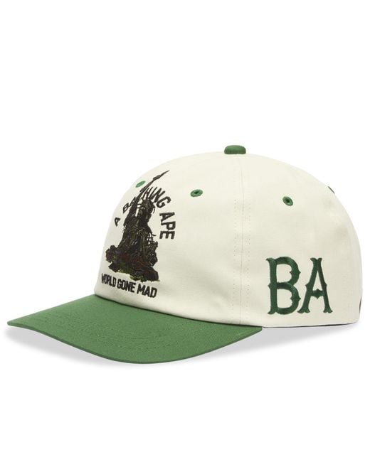 A Bathing Ape Green Statue Of Liberty Cap for men