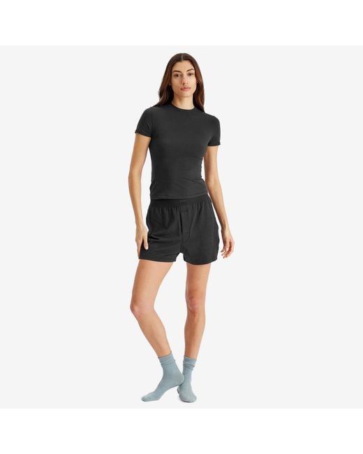 Skims Black Boyfriend Loose Boxer