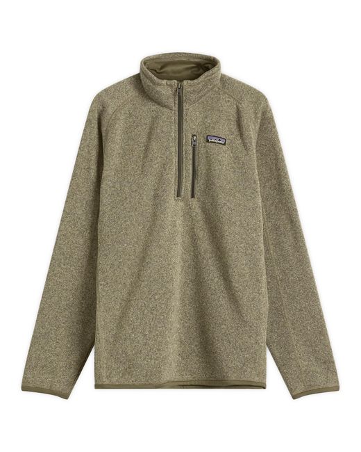 Patagonia Green Better Sweater 1/4 Zip Pullover Fleece for men