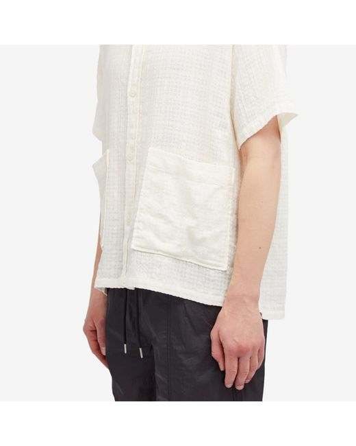 mfpen White Short Sleeve Senior Shirt for men