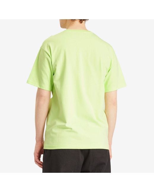 Postalco Yellow Bold Outline Logo T-Shirt for men
