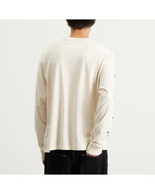 STORY mfg. White Grateful Tee Ls for men