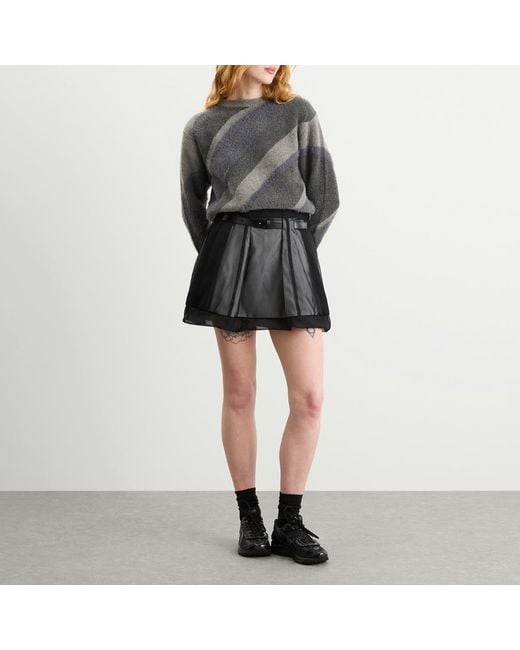 Toga Gray Toga Regimental Knit Pullover
