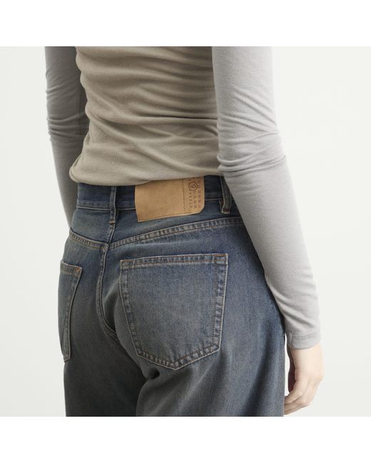 Maison Margiela Gray Mm6 Wide Leg Jeans