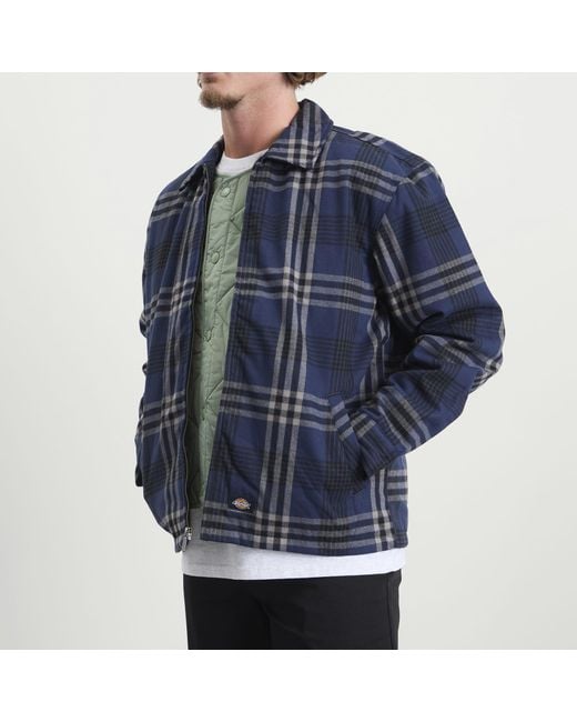 Dickies Blue Petersburg Shacket for men
