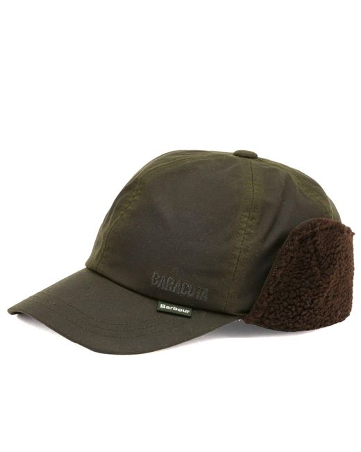 Barbour Green X Baracuta Trapper Hat for men