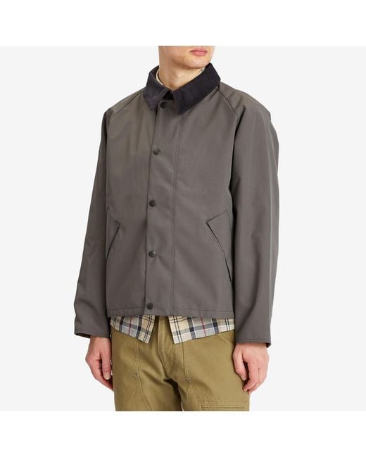 BARBOUR × SALON REVERSIBLE TRANSPORT 36 Barbour Transport Wax Jacket Sage