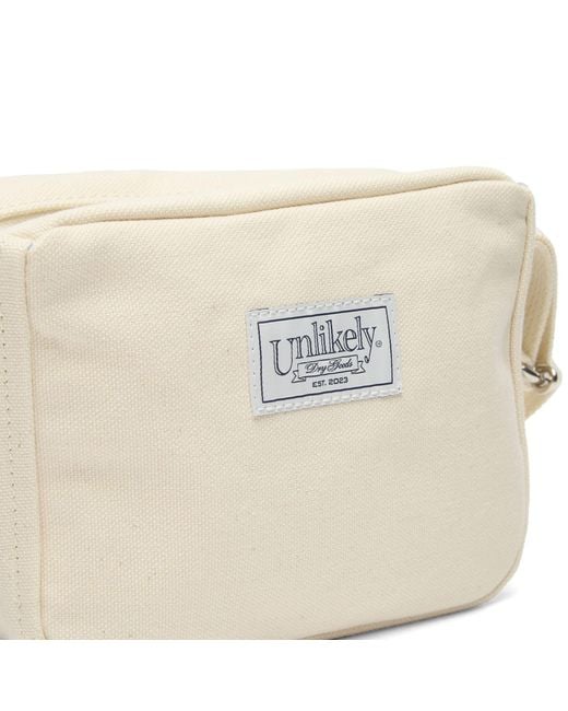 Unlikely Dry Goods Red Daily News Miniature Messenger Bag for men
