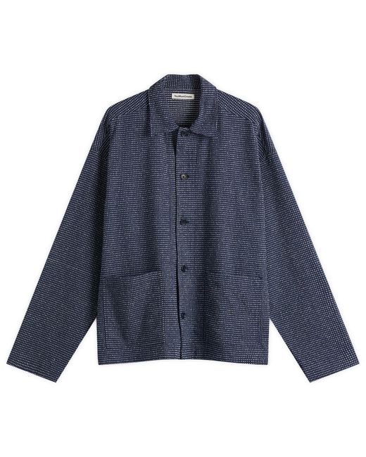 YMC Blue Pj Overshirt for men