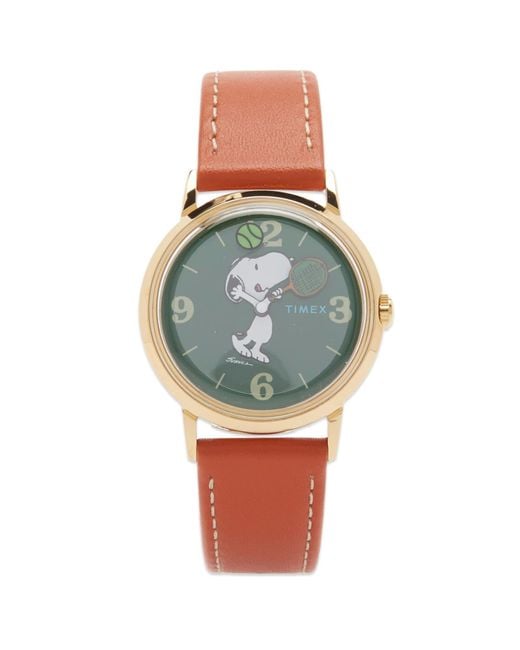 Timex Gray X Peanuts Marlin Hand-Wound “Tennis Series” Watch