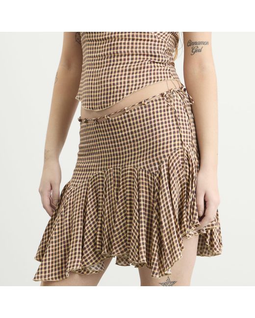 KNWLS Brown Tess Skirt