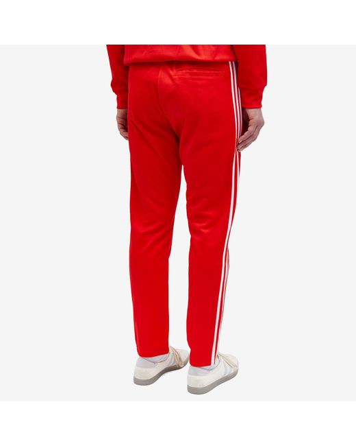 Adidas Red Fc Bayern Munich Og Beckenbauer Track Pants for men