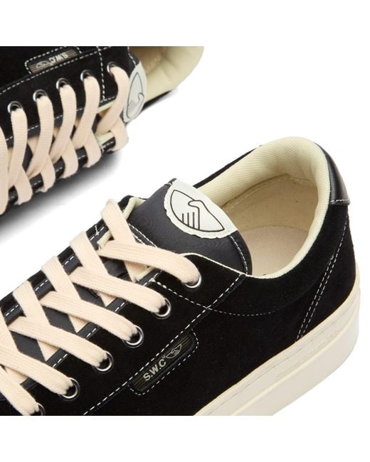 Stepney Workers Club Black Dellow 02 Suede Sneaker for men