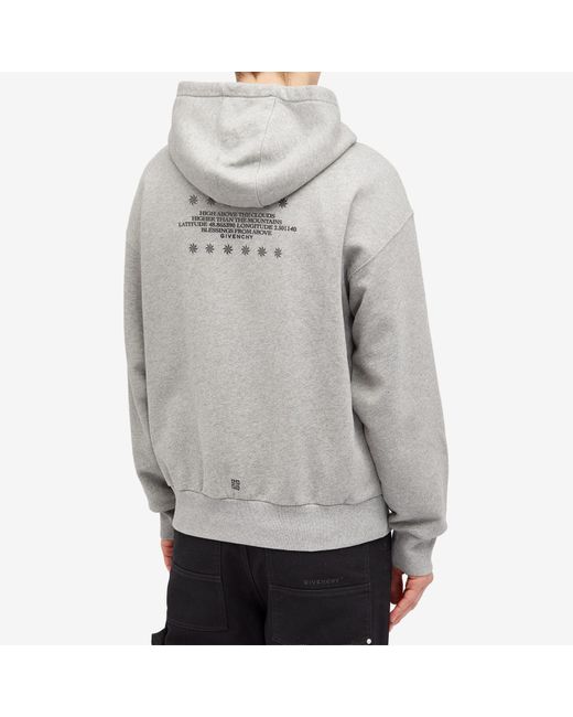 Givenchy Gray Ski Capsule Hoodie for men