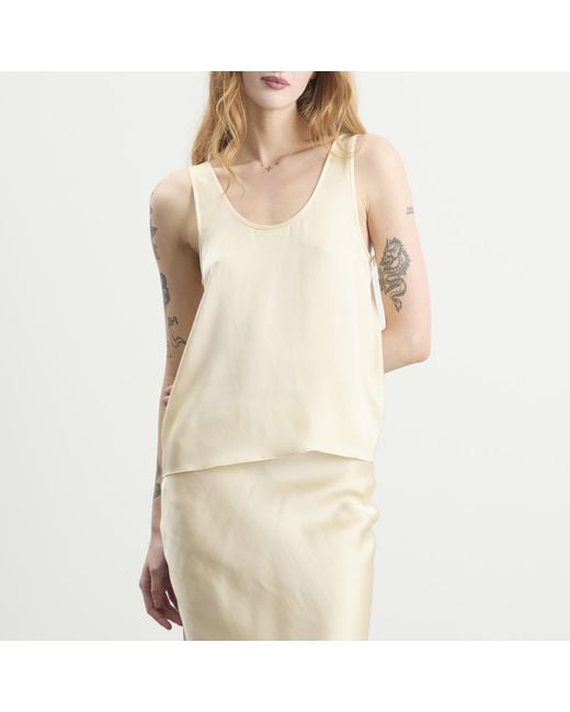 Anine Bing Natural Lea Top
