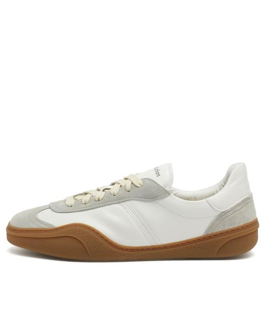 Acne White Bars Sneakers for men