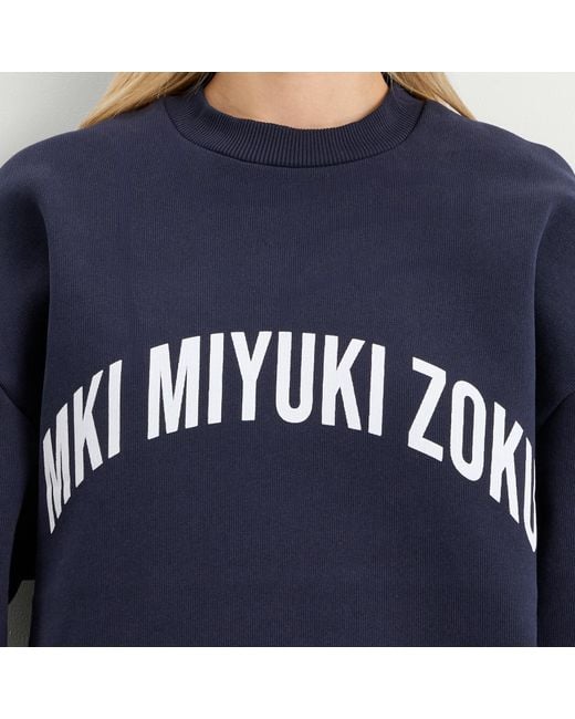MKI Miyuki-Zoku Blue Arch Sweatshirt Presented By End
