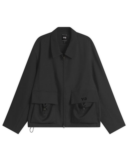 Y-3 Black Technical Shirt Jacket for men