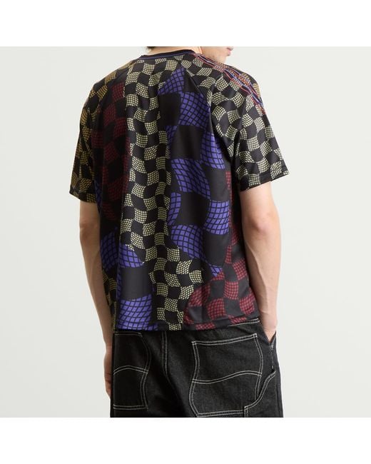 Dime Blue Checkered Home Jersey for men