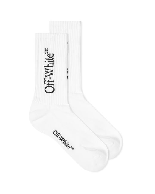 Off-White c/o Virgil Abloh Logo-jacquard Cotton Socks in White