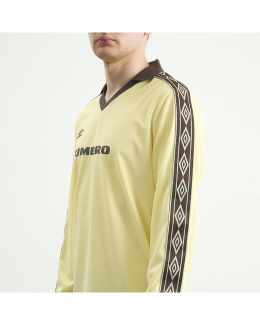 Umbro Yellow Taped Long Sleeve Jersey for men