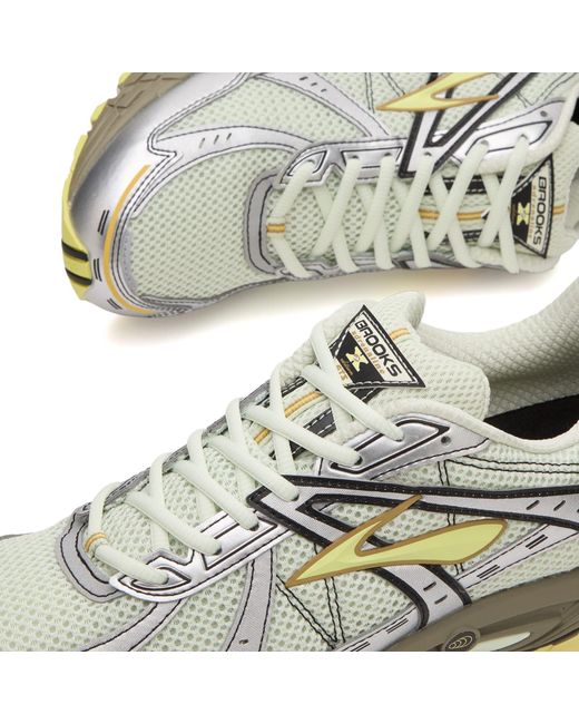 Brooks White Adrenaline Gts 10 Sneaker for men