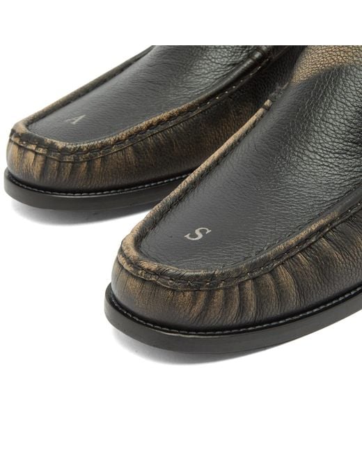 Acne Black Boafer Loafer for men